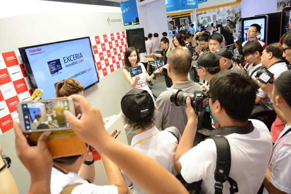 P&I（Photo & Imaging  Shanghai 2013）展覽會(huì )東芝展臺